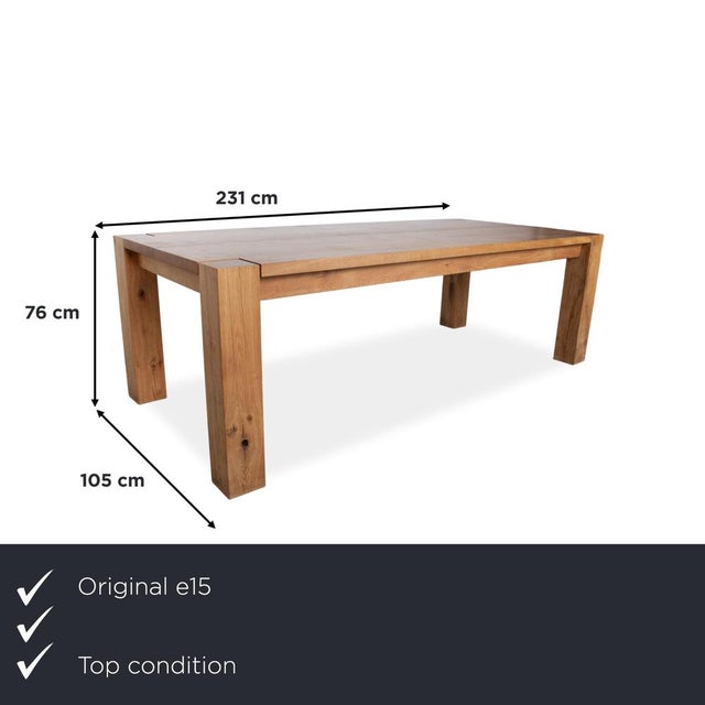 What a statement piece for your dining room! with the Bigfoot table from e15, you're bringing home a wooden table that...