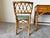 Vintage Coastal Ficks Reed Faux Bamboo Rattan Desk With Chair For Sale - Image 11 of 12