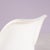 Tulip Side Chair in White Coated Aluminium with Plastic and Fabric Cushion by Eero Saarinen for Knoll Int. USA, 1970s For Sale - Image 5 of 12