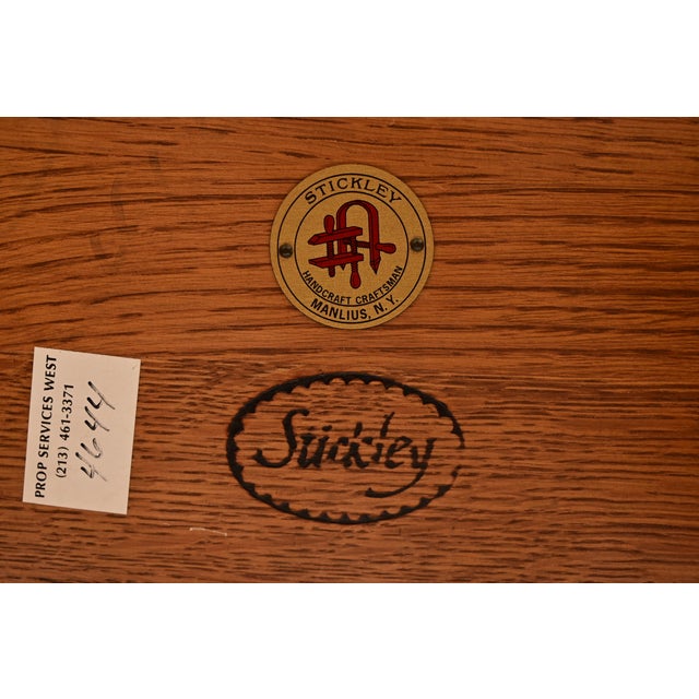 Stickley Mission Oak Arts & Crafts Cutout Bookshelves, Pair For Sale - Image 11 of 12