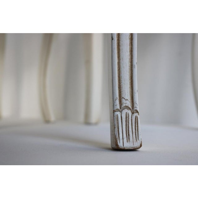 Blue Wooden Chairs in Blue Velvet, Italy, 1960, Set of 12 For Sale - Image 8 of 13