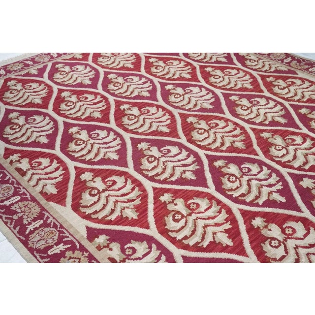 Red Turkish Sumak Rug 8' X 10' For Sale - Image 8 of 11
