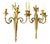 19th Century Monumental Louis XVI French Gilt Bronze Wall Sconces, Set of 2 For Sale