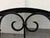 Black Vintage Spanish Style Fireplace Screen For Sale - Image 8 of 12