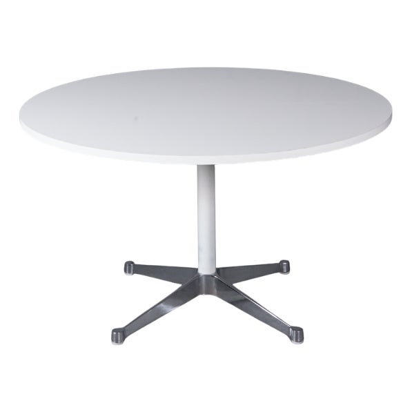 Round Vintage Extendable Dining Table by George Nelson for Herman Miller, 1970s For Sale