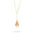 Baroque Pearl Teardrop & Gold Pendant Chain Necklace For Sale - Image 9 of 9