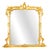 Large Antique 19th Century Rococo Revival Giltwood Wall Mirror, 1850s For Sale