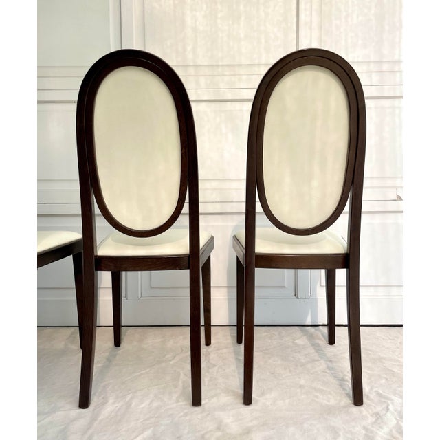 Wood Set of 4 Thonet Dining Chairs Designed by Otto Prutscher For Sale - Image 7 of 12
