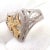 1990s Loree Rodkin White & Yellow Gold Diamond Cross Shield Crest Ring For Sale In Philadelphia - Image 6 of 12