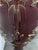 Planter in Glazed Burgundy and Gold Ceramic, in Very Good conditions.