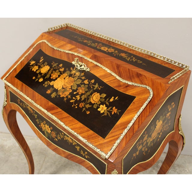 19th Century Napoleon III Writing Desk For Sale - Image 15 of 16