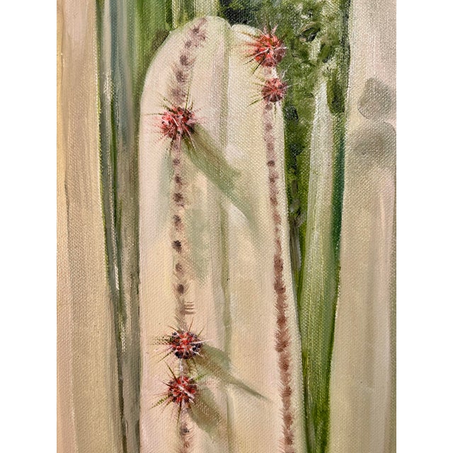 2026 Oil on Canvas Painting by Ukrainian Artist SVITLANA SHAPOVALOVA Title: CACTUSES Date: 03.2026 Aprox. dimensions:...