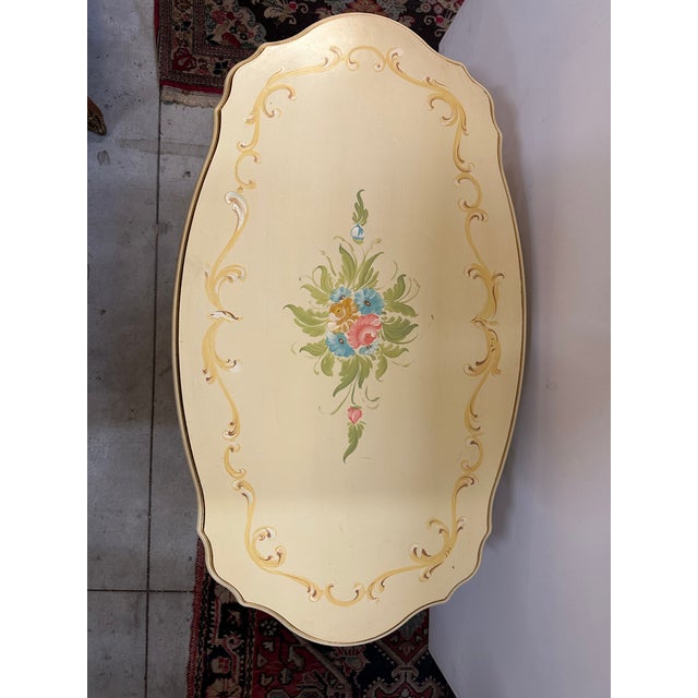 Venetian Style Lacquered Coffee Table, 1950s For Sale - Image 6 of 12