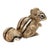 Wood Hand Carved Tagua Nut Squirrel Miniature Animal Figurine, 2.25" For Sale - Image 7 of 12