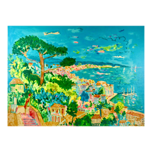 Jean Claude Picot La Cote D'Azur C. 1980 Reproduction Print