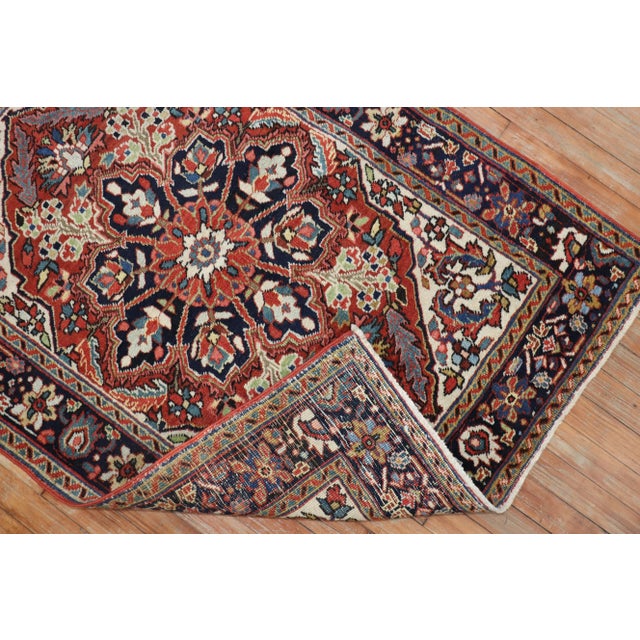 Traditional Traditional Antique Heriz Rug, 3'3'' X 4'4'' For Sale - Image 3 of 7
