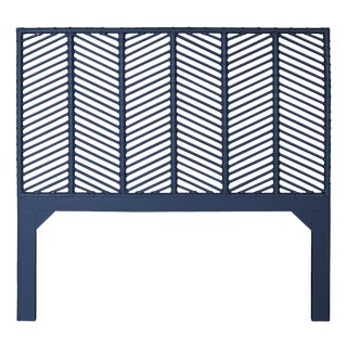 Liam Headboard Queen - Navy For Sale