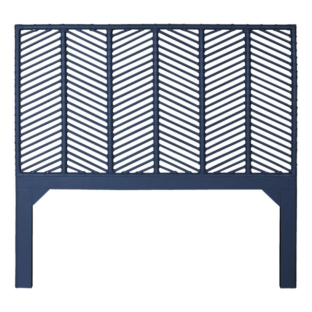 Liam Headboard Queen - Navy For Sale