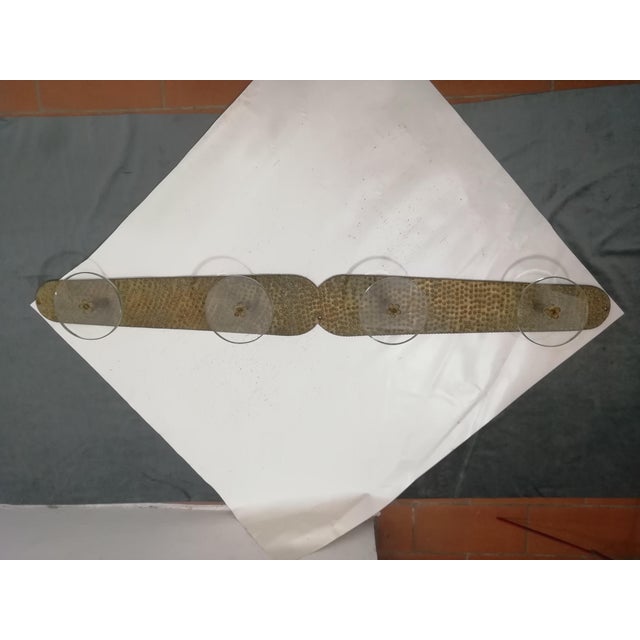 Brass and Glass Coat Rack by Carlo Scarpa for Fontana Arte, Italy, 1950s For Sale - Image 12 of 16