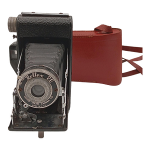 Vintage 1950s Rollex 20 Folding Camera With Leather Case
