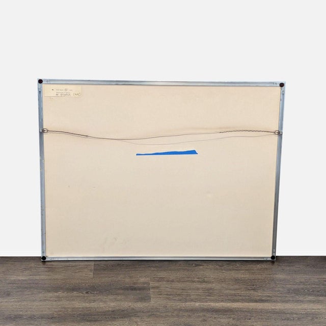 This is an original abstract watercolor painting created in 1983 and signed by Mary Gizdich. The artwork features flowing...