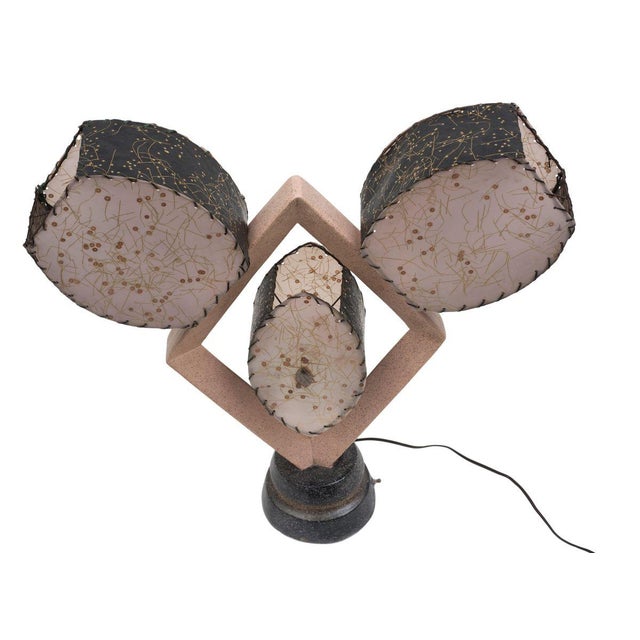 Vintage Cactus Lamp, American Manufacture, 1940s For Sale - Image 3 of 6