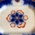 Farmhouse Antique Gaudy Welsh Crescent Pinwheel Flow Blue Small Platter, Circa 1840s For Sale - Image 3 of 12