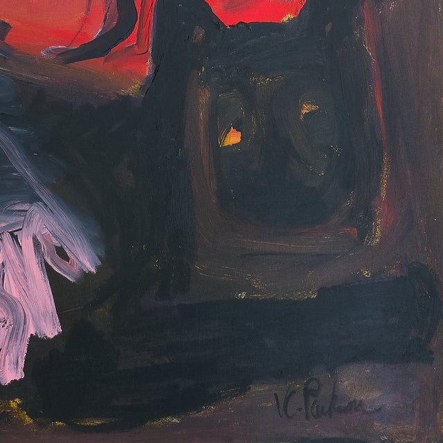 Kitty Kitty - Virginia Cohn Parkum, C. 1990s For Sale In San Diego - Image 6 of 8