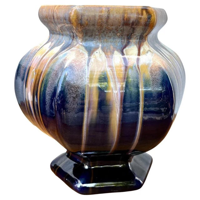 Art Nouveau Handmade and Hand Glazed Planter Jardinière, 1930 For Sale - Image 9 of 9