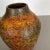 Tan Abstract Colorful Pottery Floor Vase from Silberdistel, Germany, 1950s For Sale - Image 8 of 17