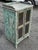 American Early 20th Century. Artisan Painted Two Door Display Cabinet For Sale - Image 3 of 14