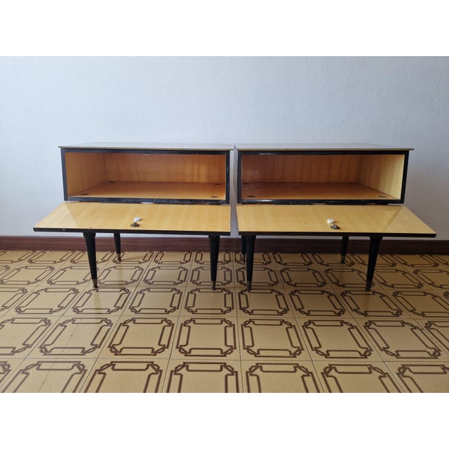Mid-Century Modern Nightstands, 1960s, Set of 2 For Sale - Image 16 of 18