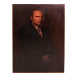 Large Portrait of a Gentleman, American Mid-20th Century, California Artist, Framed