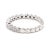 2010s 0.18ctw Diamond Circles Band Ring, 14k White Gold, Ring Size 5.5 For Sale - Image 5 of 6