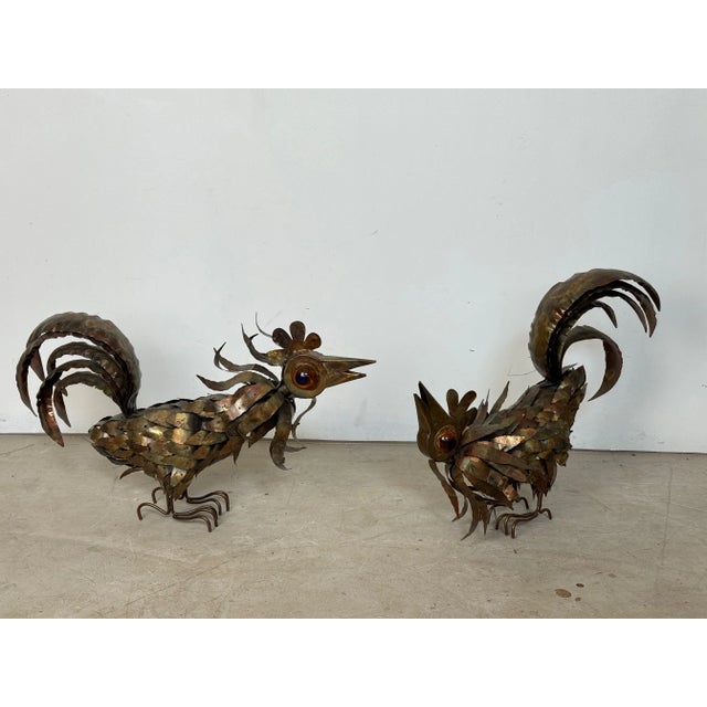 1960s Brutalist Sculptures in Brass Sheet in the style of Curtis Jere, 1960s, Set of 2 For Sale - Image 5 of 5