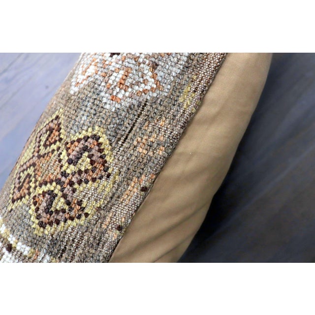 Large Pillow made from an early 20th Century Persian Kurd Rug 19'' x 29''