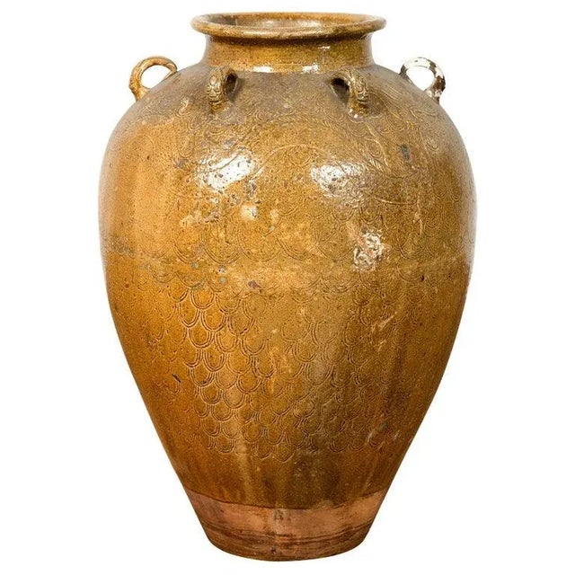 19th Century Ceramic Martaban Water Jar For Sale - Image 13 of 13