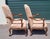 1990s 1990s Fine Pair of Large High Back Georgian Style Armchairs For Sale - Image 5 of 12