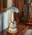 Von Schierholz Porcelain Ring Around the Rosie Children Table Lamp Floral Lithophane Shade For Sale - Image 9 of 18