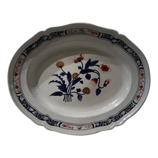 Late 18th Century Porcelain Tray Underplate by Richard Ginori, Italy For Sale