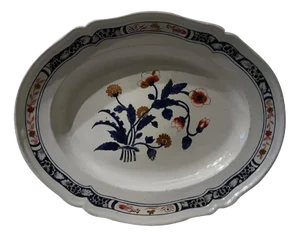 Late 18th Century Porcelain Tray Underplate by Richard Ginori, Italy