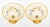 This elegant pair of Italian Venetian art glass compotes was made in Italy in the late 20th century and reflects the...