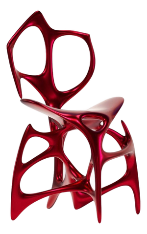 Shining Red AI Standard Gu Chair by Duen Studio