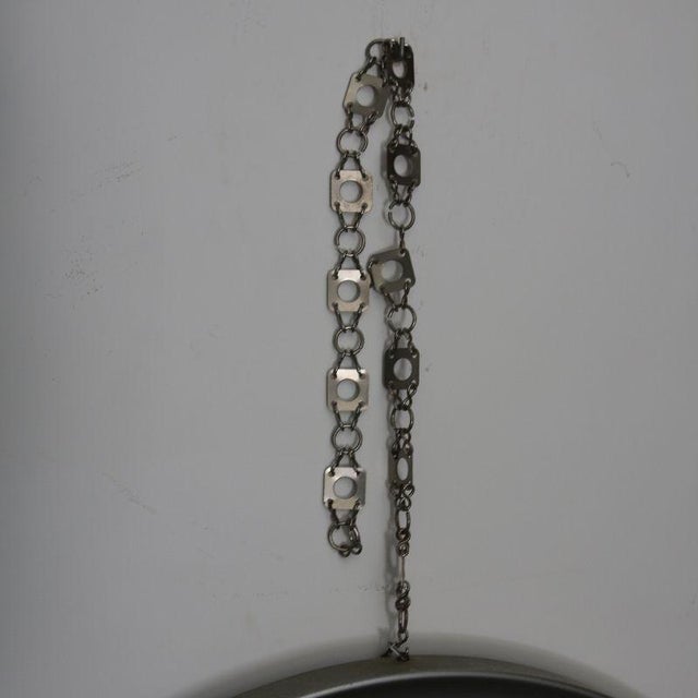 Circular Brushed Metal Mirror attributed to Sergio Mazza for Artemide, Italy, 1960s-1970s For Sale - Image 10 of 14