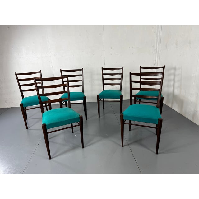 Mid-Century Modernist Danish Teak Dining Chairs by Cees Braakman for Pastoe, 1950s, Set of 6 For Sale - Image 12 of 13