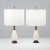 Italian Mid Century Marble Walnut Lamps Italy - a Pair For Sale - Image 3 of 13