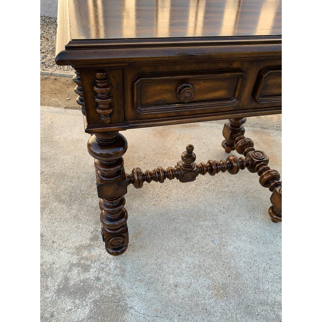 Maitland Smith Spanish Colonial Side Tables a Pair For Sale - Image 11 of 12
