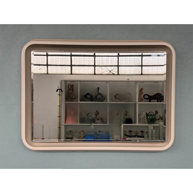 Large Backlit Mirror, Italy, 1970s For Sale - Image 3 of 13