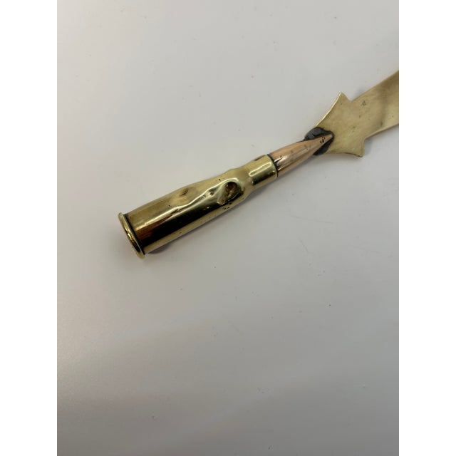 1910s WWI Trench Art Brass Letter Opener For Sale In New York - Image 6 of 6