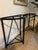 Custom Demi Lune Iron Tables - a Pair For Sale - Image 9 of 10